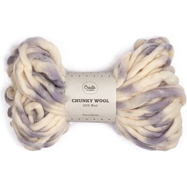 Chunky Wool Print Garn 200g Adlibris