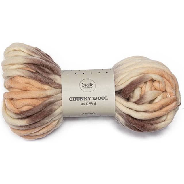Chunky Wool Print Garn 200g Adlibris