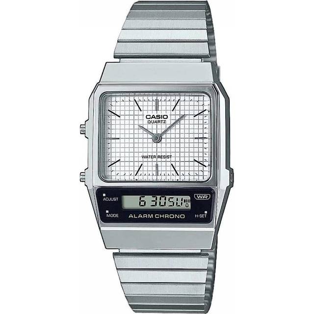 Casio Aq 800e 7adf  Aq 800e 7a  Analog Digital Square Vintage Retro Public Metal Watch AQ-800E-7ADF