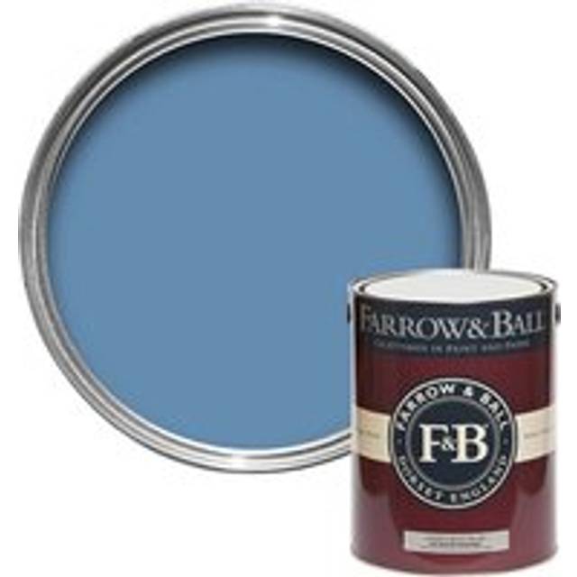 Farrow and Ball Exterior Masonry, Cook's Blue No. 237 5L, Exterior Masonry Paint , Paints, Wall and Ceiling Paints