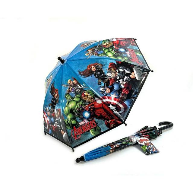 TDL Marvel Avengers Dome Umbrella Brolly Children's Travel School Outdoor Gift