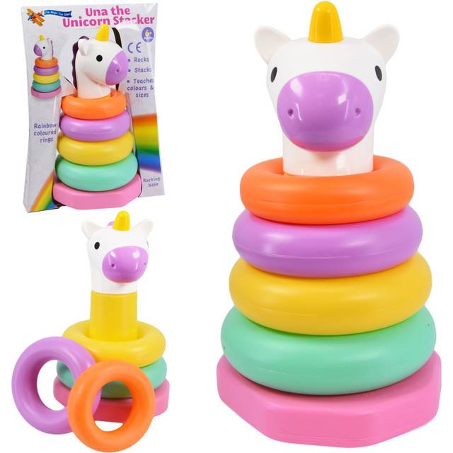 Una the unicorn stacking sorting nesting rings baby gift toy fun activity game