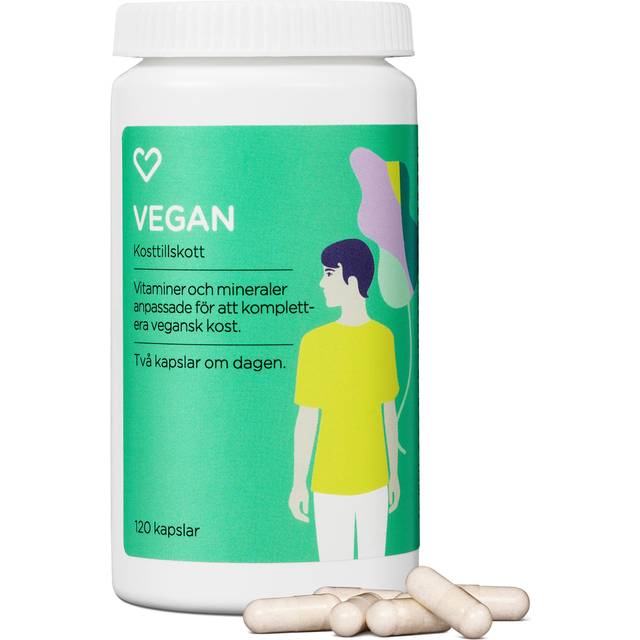 Hjärtats Multivitamin Vegan 120 st