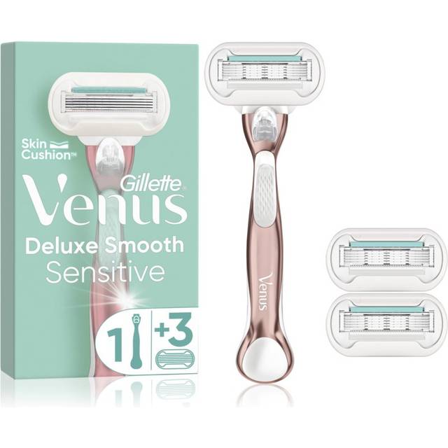 Gillette Venus Pro Smooth Sensitive Rakhyvel 3 rakblad & duschhållare