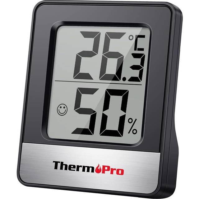 ThermoPro TP49 Digital Indoor Hygrometer Mini Room Thermometer Temperature Monitor and Humidity Meter for Home Office Air Comfort Reptile Thermomete