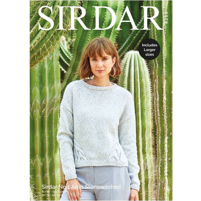 Bn sirdar 8268 ladies knitting pattern sizes 32-54 in