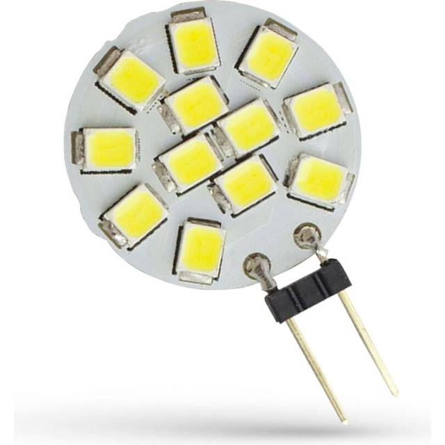Spectrum 1,2W LED lampa - 12V, 20mm, G4 - Dimbar : Inte dimbar, Kulör : Kall