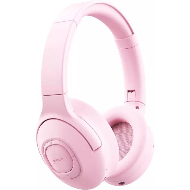 Picun E5 trådlösa barnhörlurar med volymbegränsning, 85dB, rosa
