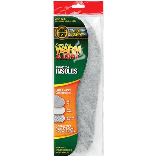 Shoe Gear 375127 Warm & Dry Insulated Insoles