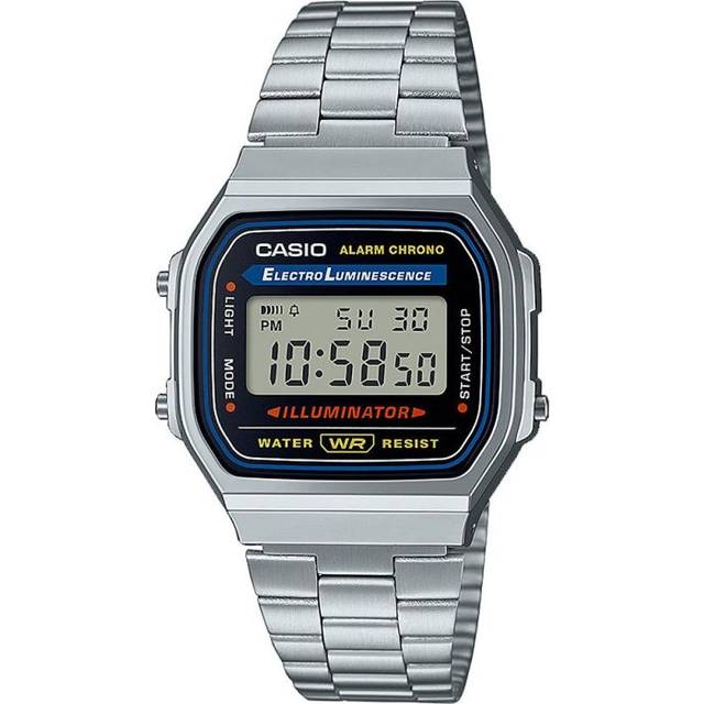 Unisex watch casio a-168wegc-3d mimetic golden gold camouflage vintage