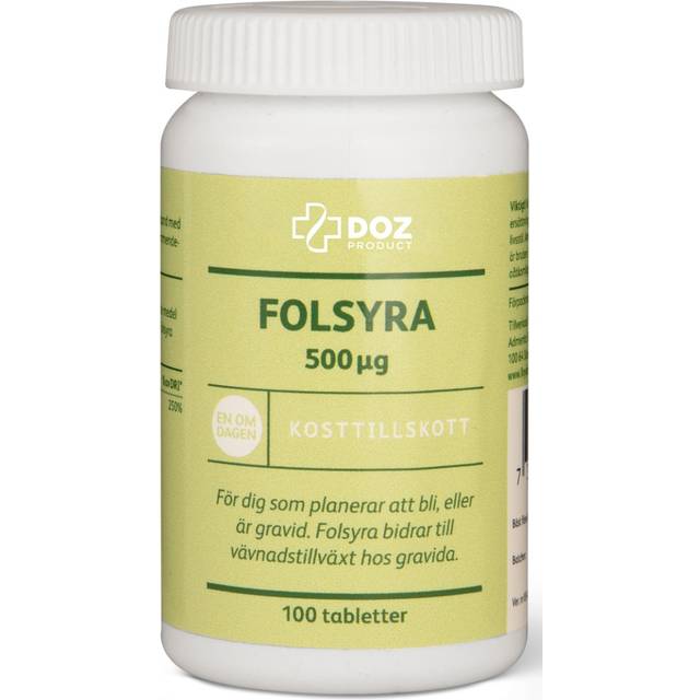 DOZ Apotek Folsyra 100 st