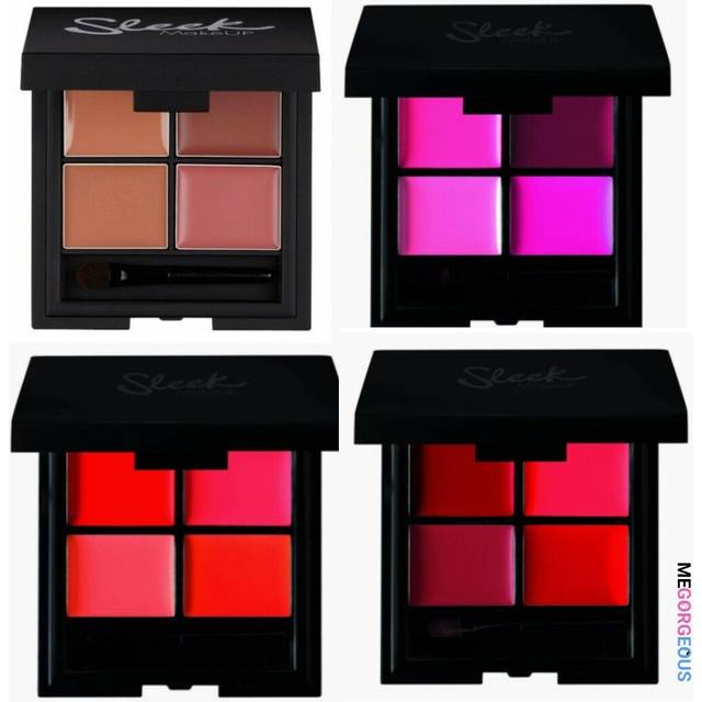 Sleek Makeup Lip 4 Lipstick Palette Showgirl