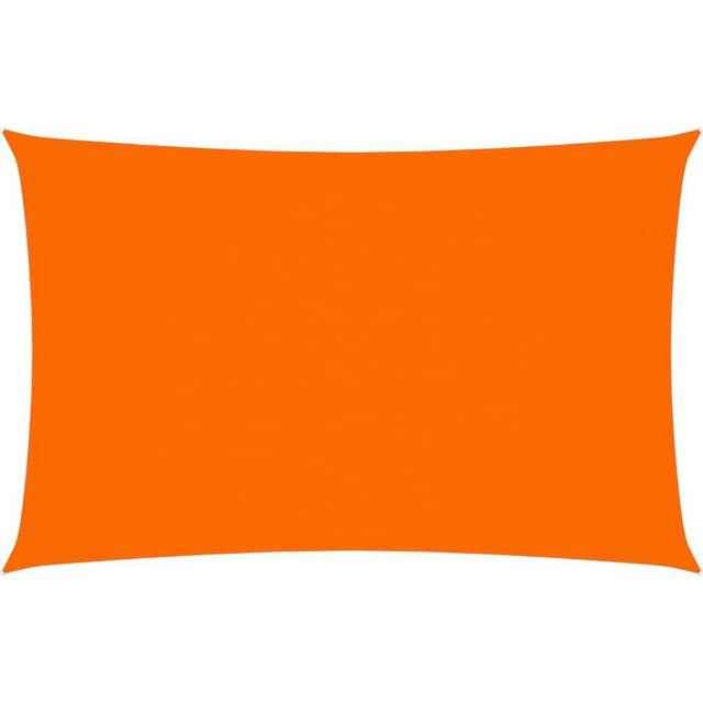 Solsegel oxfordtyg rektangulärt 4x7 m orange