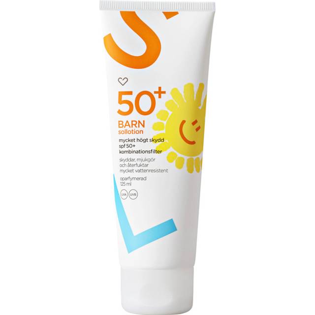 Hjärtats Sollotion Barn SPF50+ Oparfymerad 125 ml