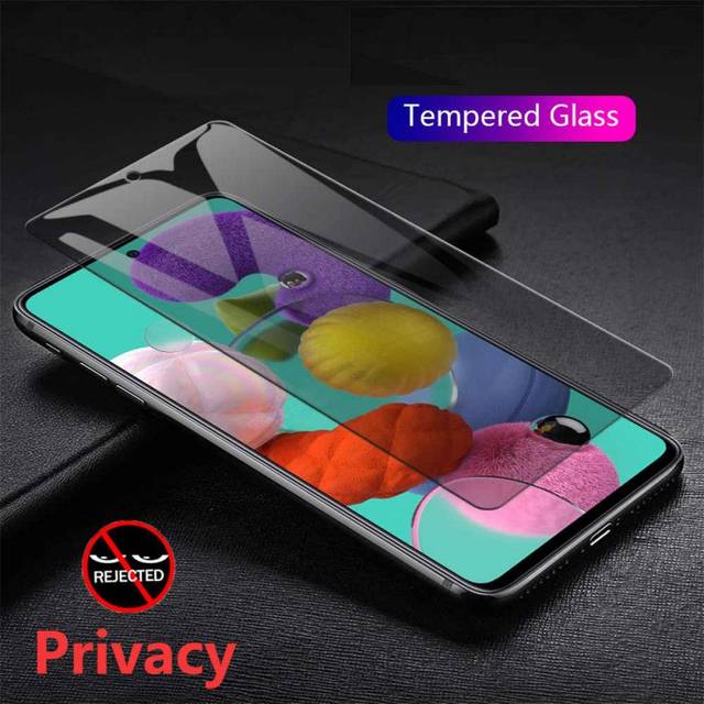 2-PACK Samsung A41 Privacy Härdat glas 0.26mm 2.5D 9H