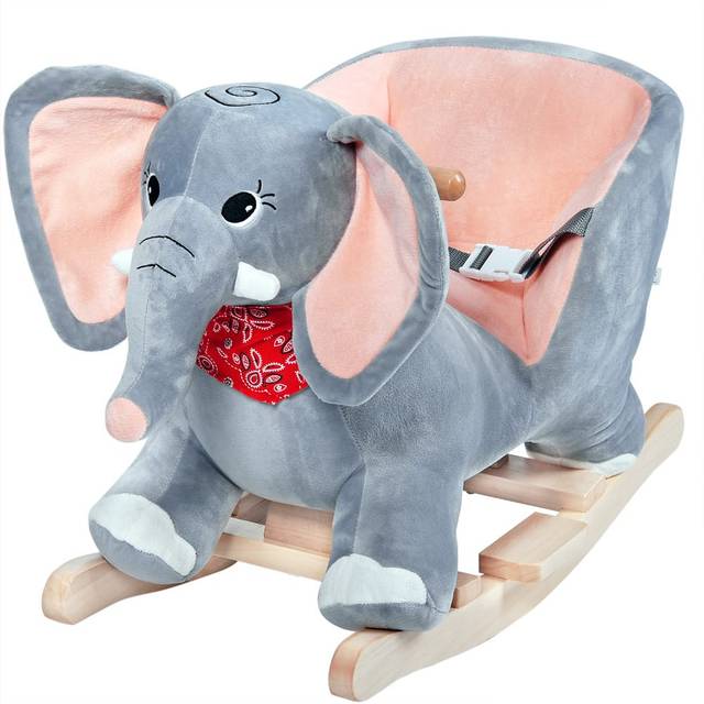 Rocking Elephant Grey with Sound Function
