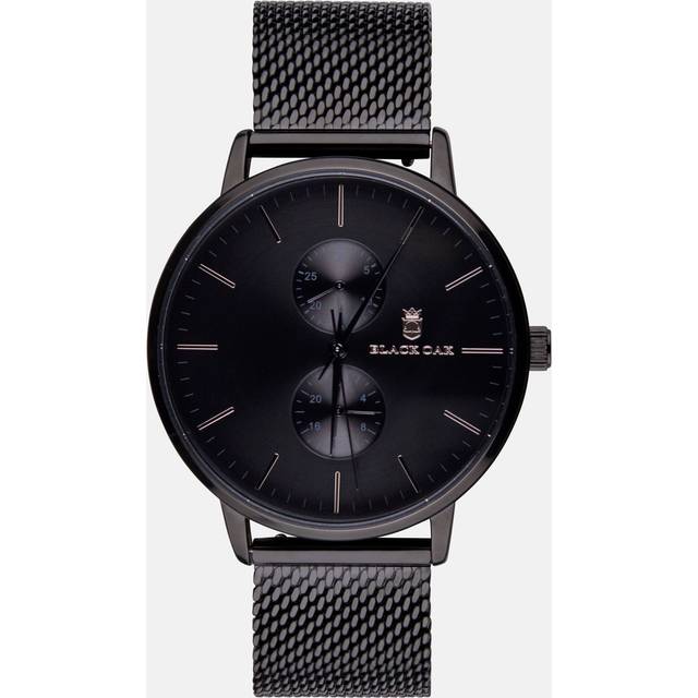 Black Oak Shumardii herrklocka - svart, 42 mm