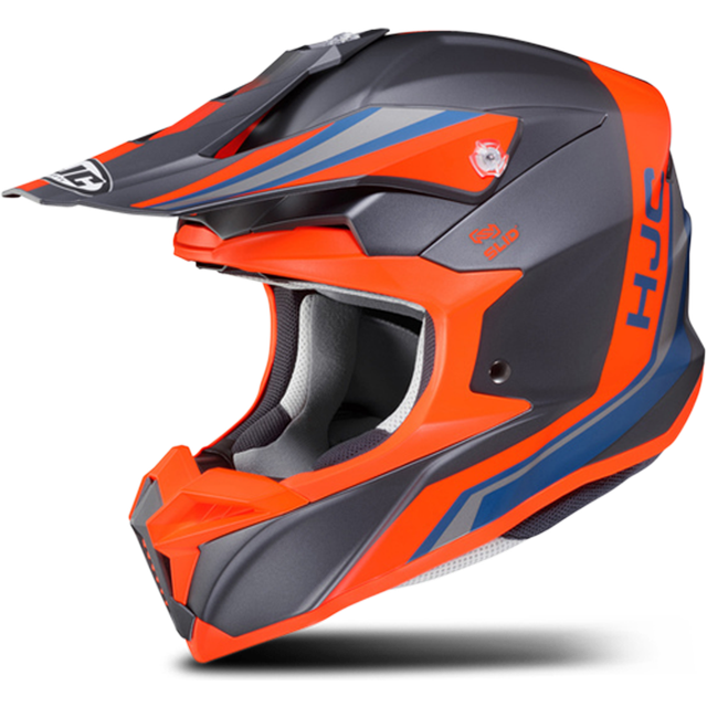 HJC i50 Flux Crosshjälm Svart-Orange