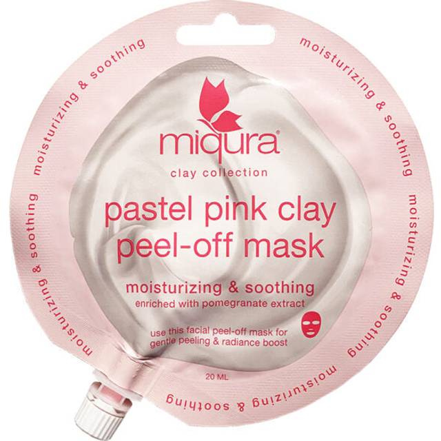Miqura Pastel Pink Clay Peel-Off Mask