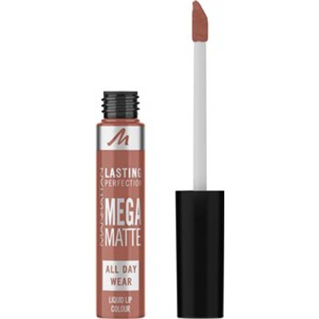 Manhattan Make-up Læber Lasting Perfection Mega Matte Liquid Lipstick 210 Shoppink In Soho
