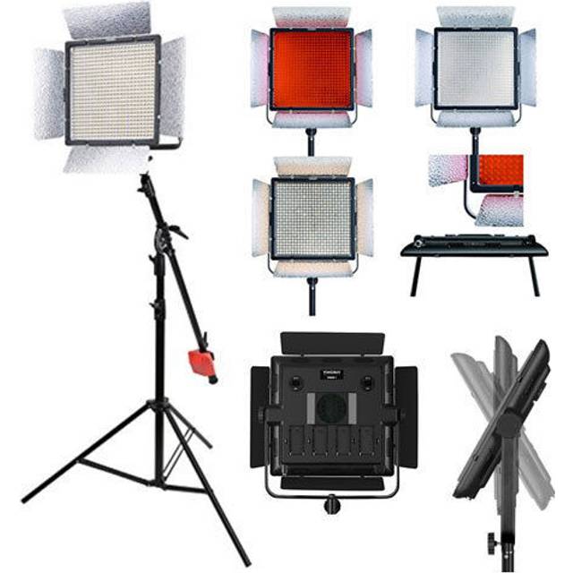 Yongnuo yn900 ii led video light panel studio lamp for camera photography vlog