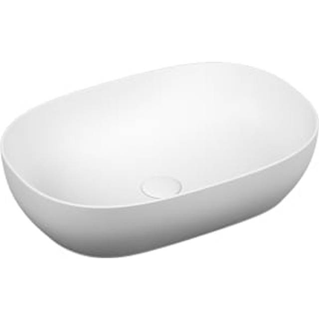 VitrA Norden Oval Matt White Countertop Basin - 590mm