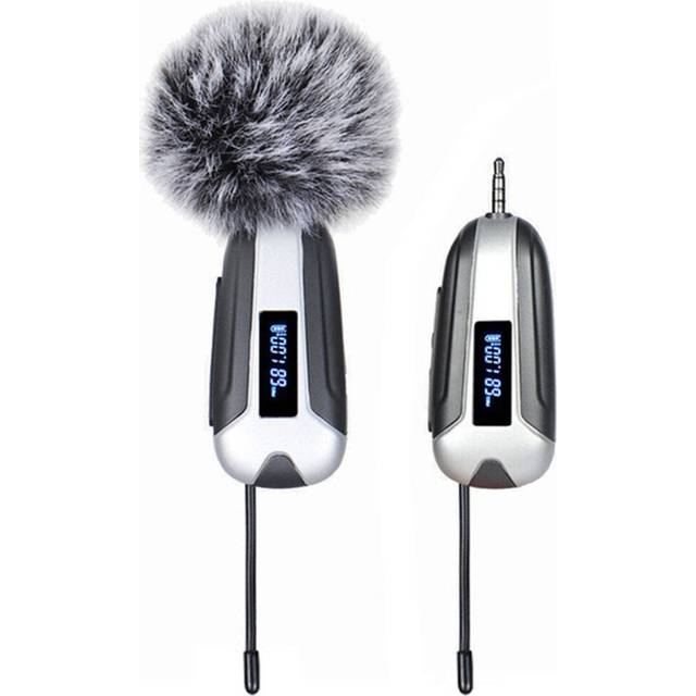 UHF Professional Wireless Lavalier Microphone Wireless Recording SLR for Mobile Phone Video Live Broadcast Vlog Radio Microphone