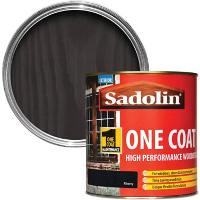 Sadolin One Coat High Performance Woosdtain Ebony 1 Litre