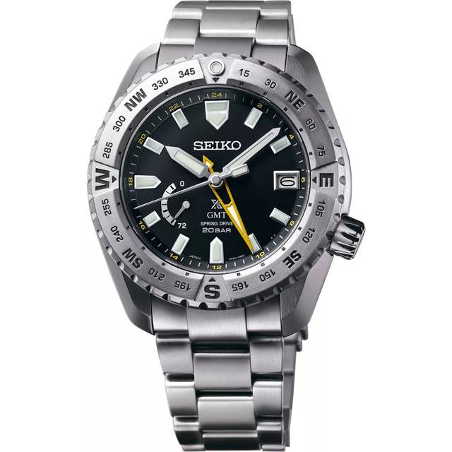 Seiko Watch Prospex LX Line GMT Mens - Black