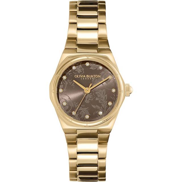 Olivia Burton Floral Blooms Ladies' Stainlesss Steel Mesh Bracelet Watch