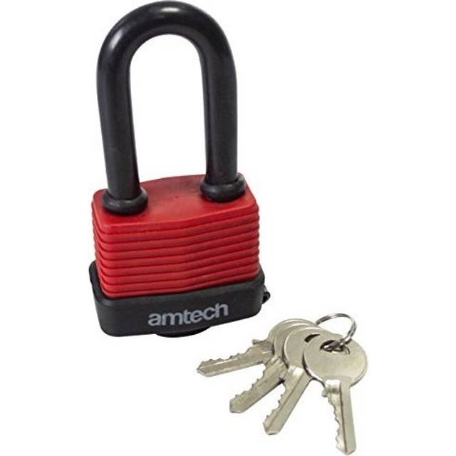 Amtech 50mm Long Shackle Weatherproof Padlock