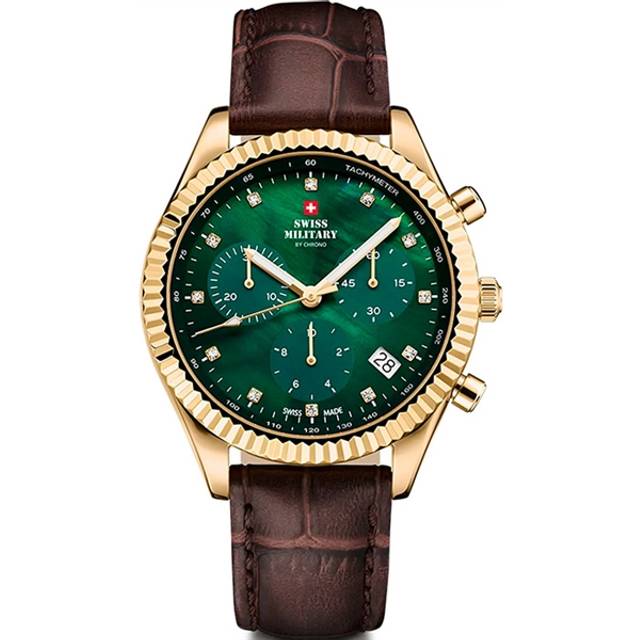 Swiss Military SM30207.08 Elegant Chronograph Ladies Watch 38mm 5ATM