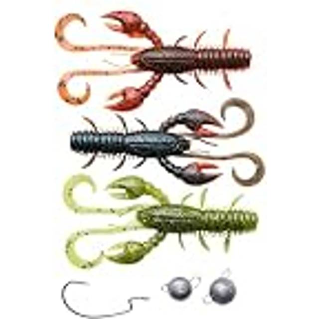 Berkley Cheburashka fiskepaket – allt du behöver för att prova det supereffektiva fiskestilen från Cheb. Inkluderar vikter, krokar och drag. Perfekt för att fånga abborre, gädda, zander och mer.