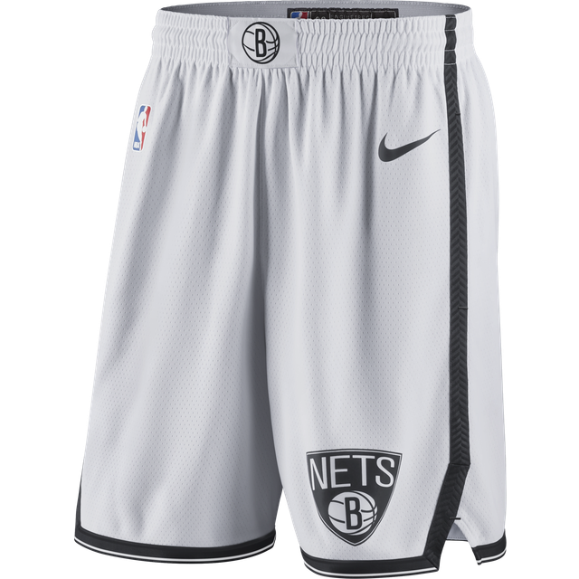 Brooklyn Nets Nike Association Swingman Shorts - Mens