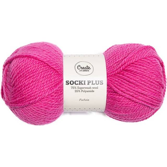 Socki Plus Enfärgat Garn 100 g Adlibris