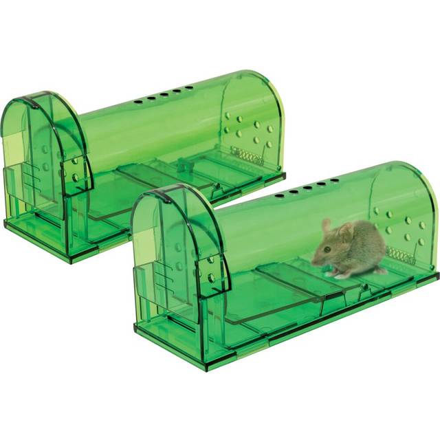St Helens Home and Garden Small Humane Trap to Catch Mice and other Rodents - Pack Of 2