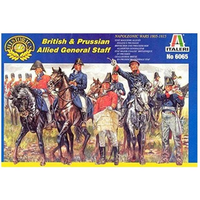 BRITISH & PRUSSIAN GENERAL STAFF - NAPOLEON WARS - SOLDIERS 1:72 - Italeri 6065