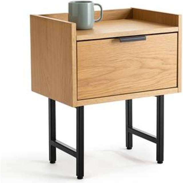 Volga Bedside Table - Oak - ONE SIZE
