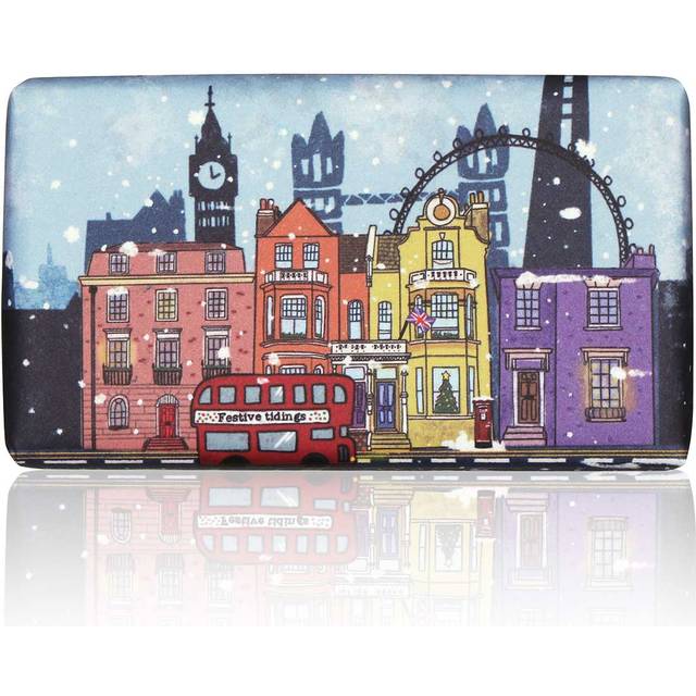 Luxury soap bar gift wrapped winter scene scented hand body soap gift for her