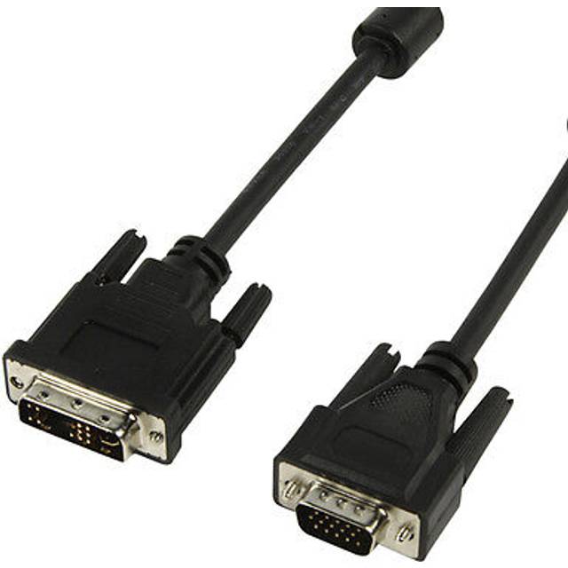 2m DVI A Male to VGA Male OFC Cable D SUB 15 Pin SVGA Monitor Lead