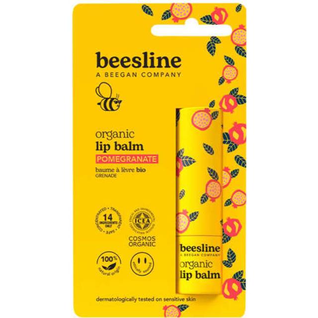 Beesline Organic Lip Balm Pomegranate