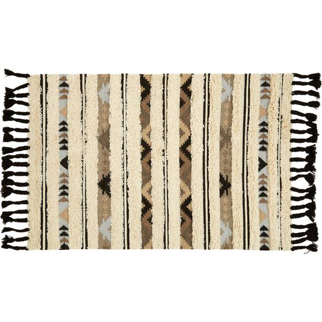 Interiors By Ph Small Tribal Rug, Cream