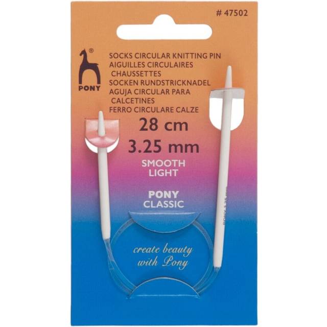 Pony Sock 28cm Fixed Circular Knitting Needles - 3.25mm (P47502)