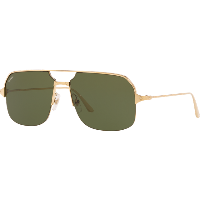 Cartier Green Navigator Mens Sunglasses CT0230S 002 59 (Dimension: 8.0000x6.0000x4.0000 inches)