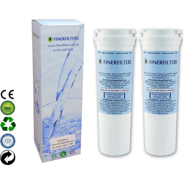 FF-88 Fridge Water Filter Compatible with Fisher & Paykel 836848 (2 Pack)