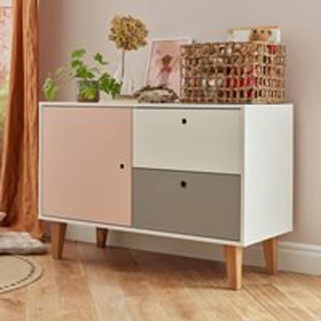 Vox Concept Low Chest of Drawers - Black