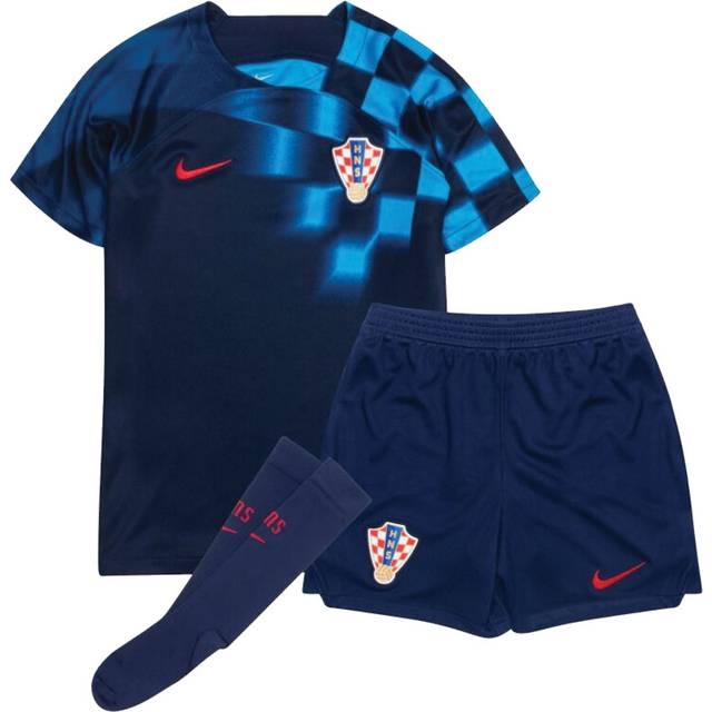 '22-'23 Croatia Away Mini Kit Kids Navy Polyester Made By: Nike
