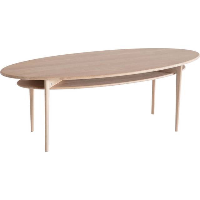 Oscarssons Möbel, Celia Soffbord 120 cm Vitoljad Ek