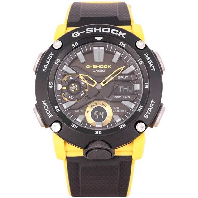 Casio G-Shock Carbon Core Guard Digital Analog Black Dial Quartz GA-2000-1A9 GA2000-1A9 200M Men&#39;s Watch