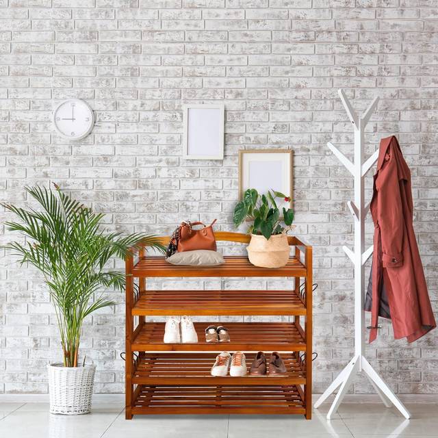 White wooden bathroom cabinet shelf cupboard bedroom storage unit free standing